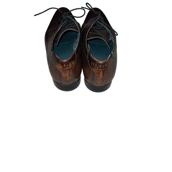 Ted Baker Brown Leather Almond Toe Dress Shoes Size 11.5 main image 4